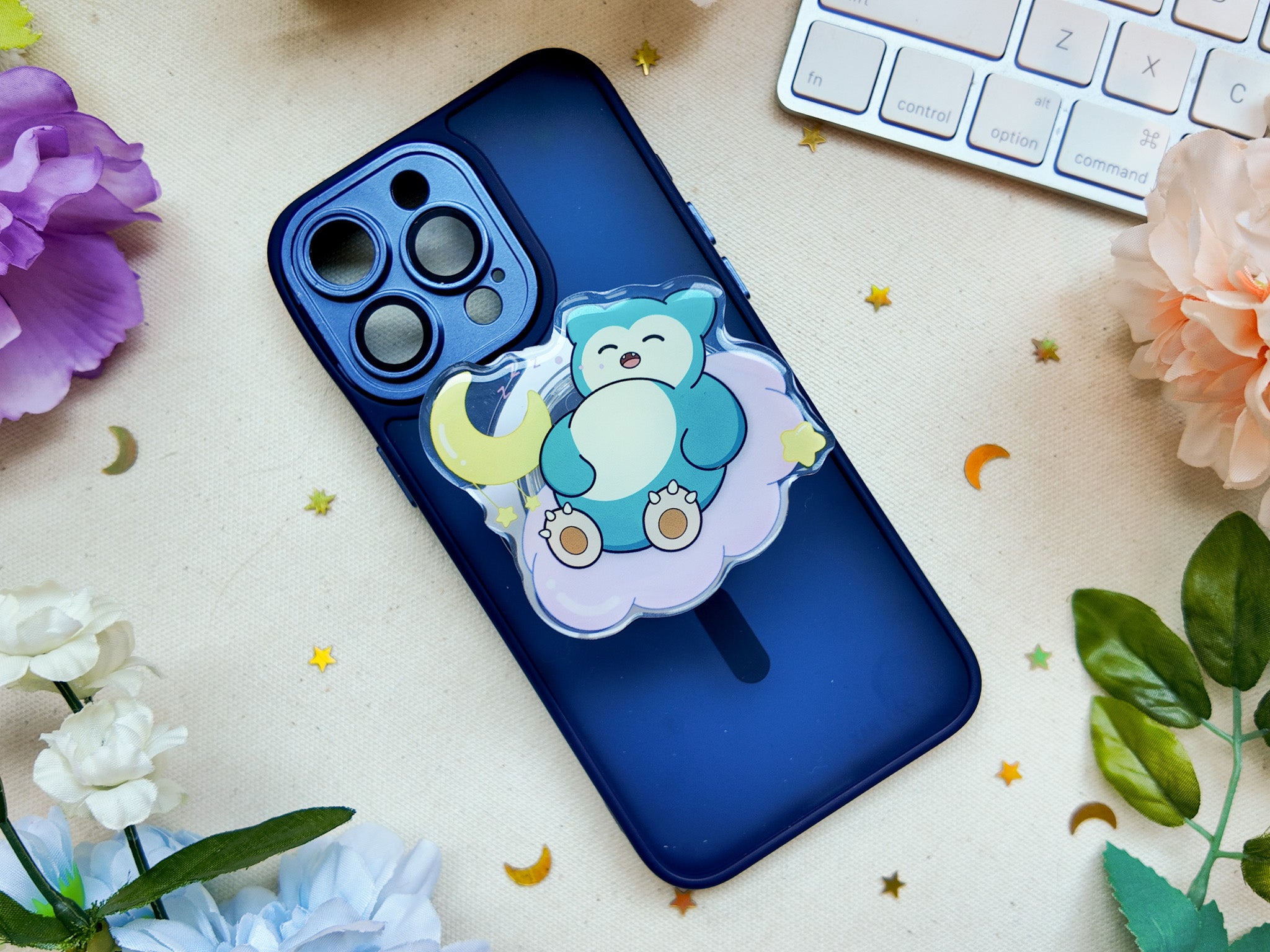 Sleepy Monster Magnetic Phone Grip – Angel + Hare Sleepy Monster Magnetic Phone Grip – Angel + Hare