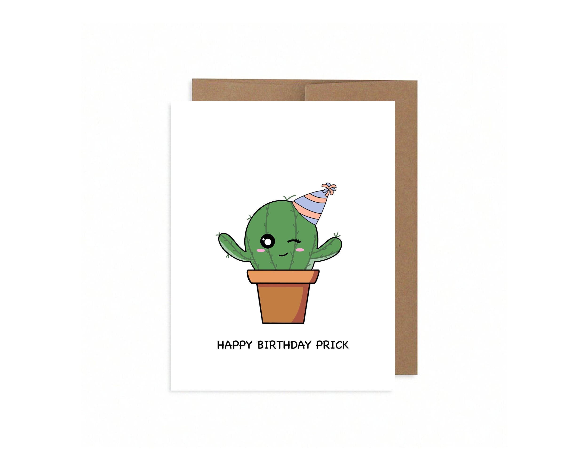 succulent puns birthday Happy Birthday Prick