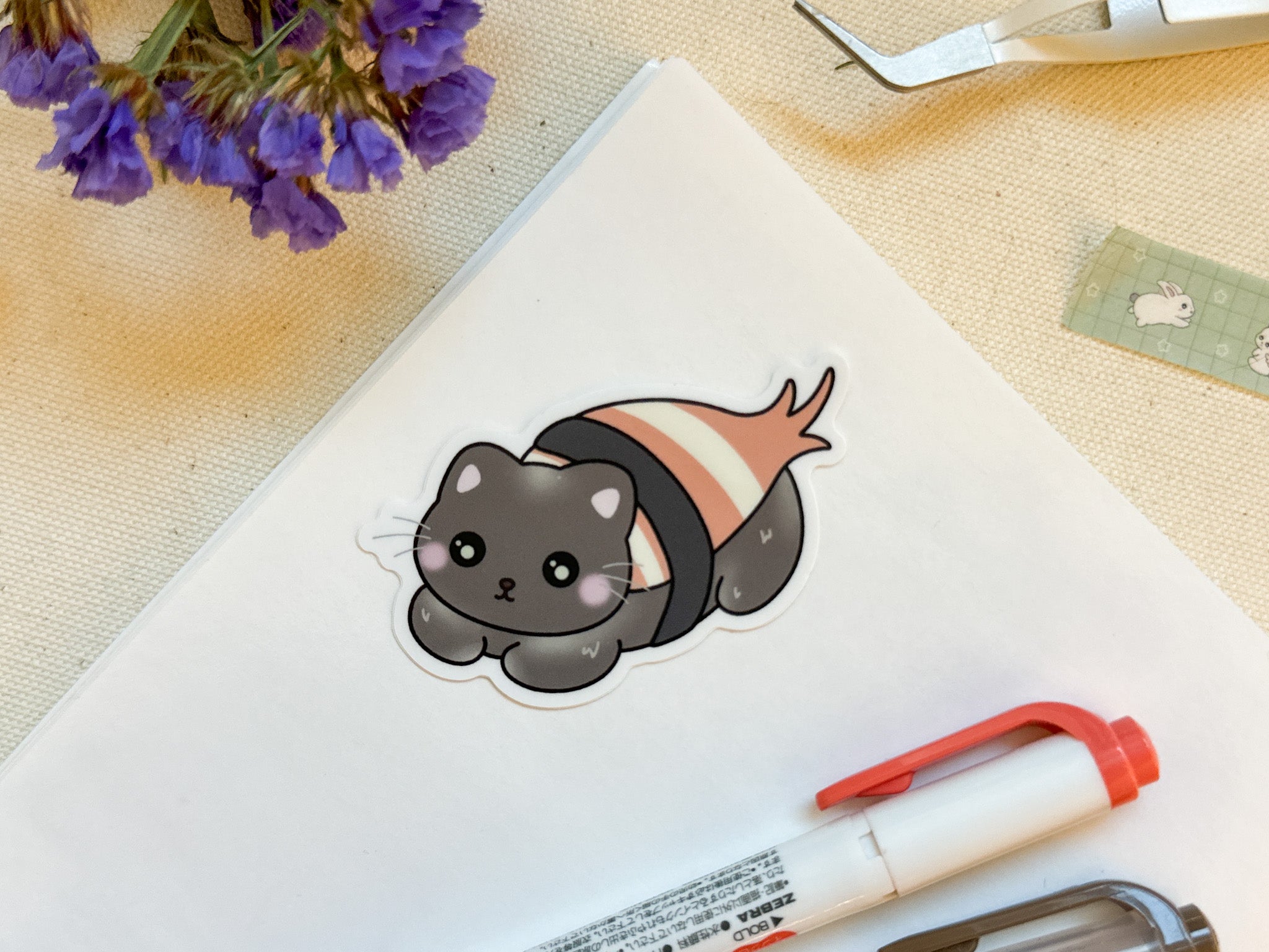 Sushi Cat Sticker