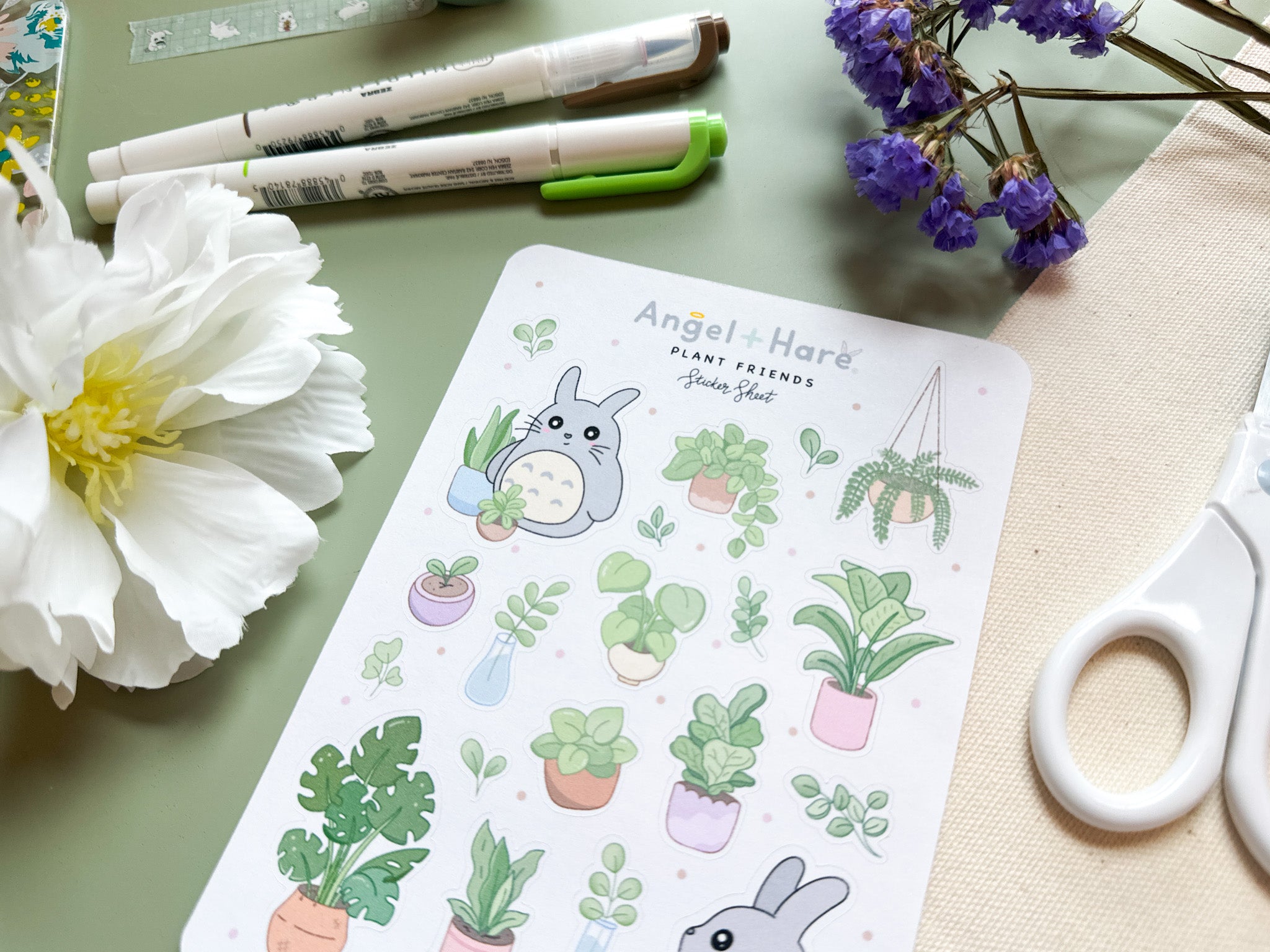 Plant Friends Sticker Sheet