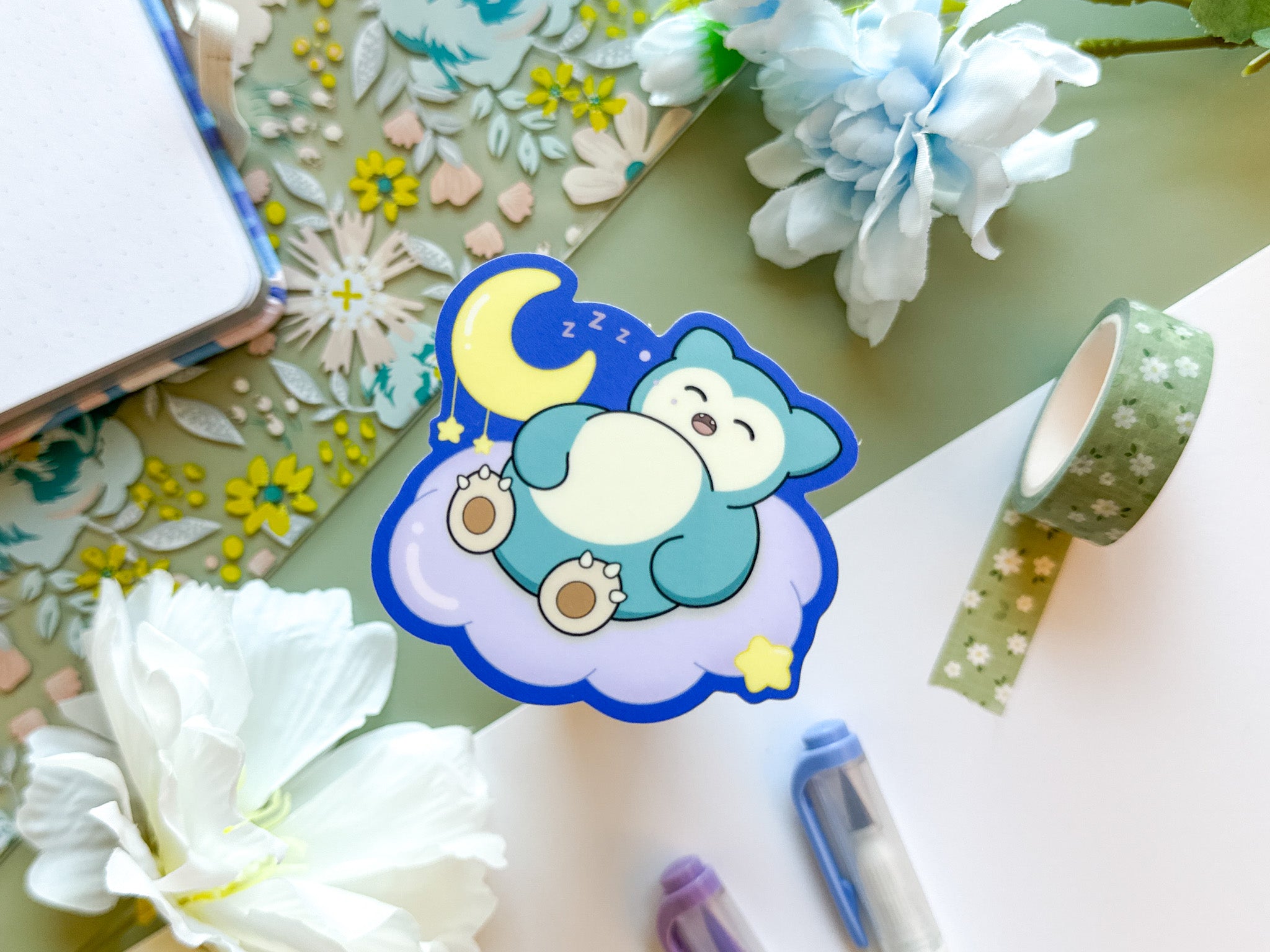 Dreamy Snorlax Sticker