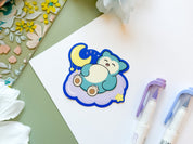 Dreamy Snorlax Sticker