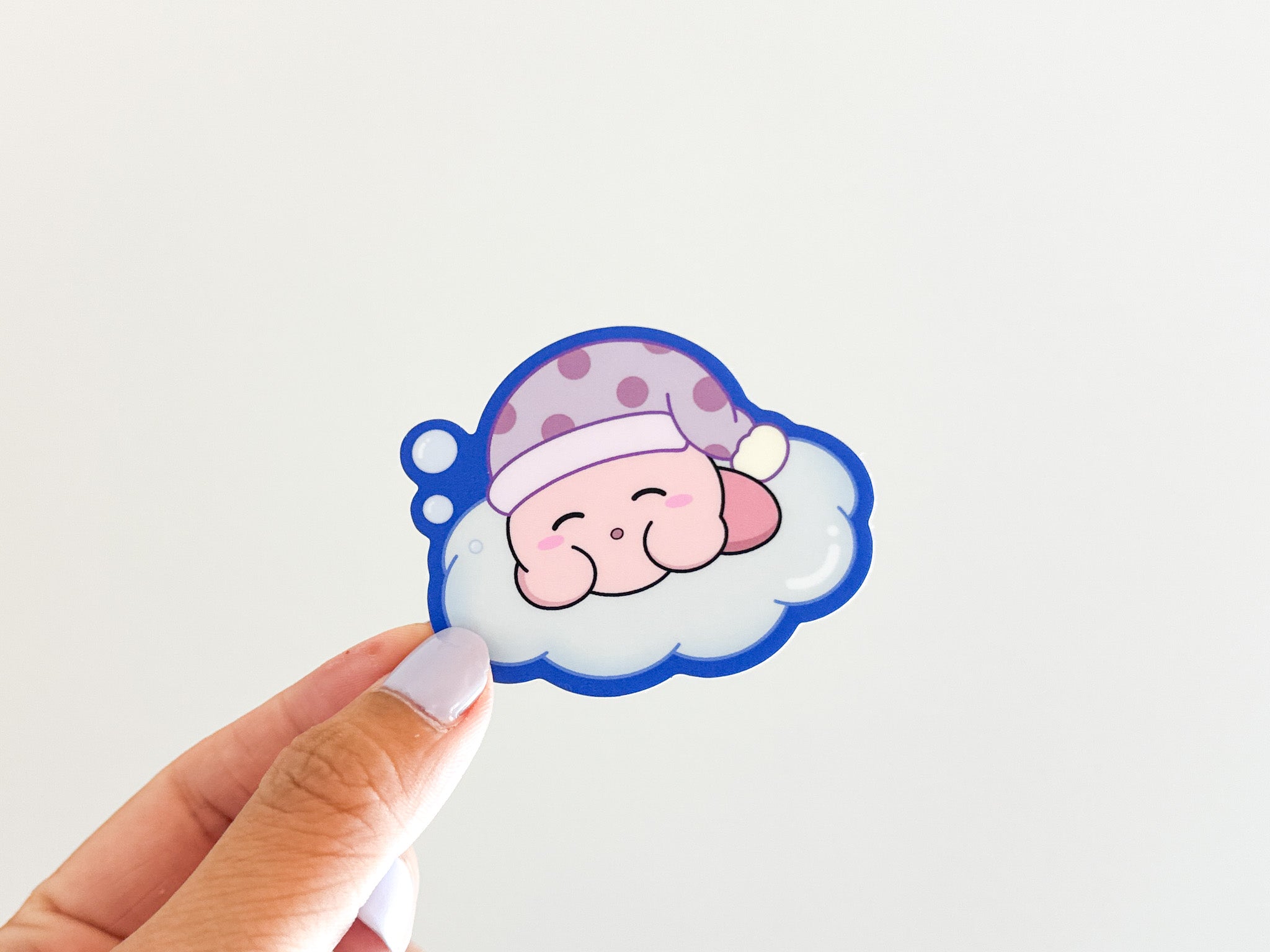 Sleepy Kirby Sticker