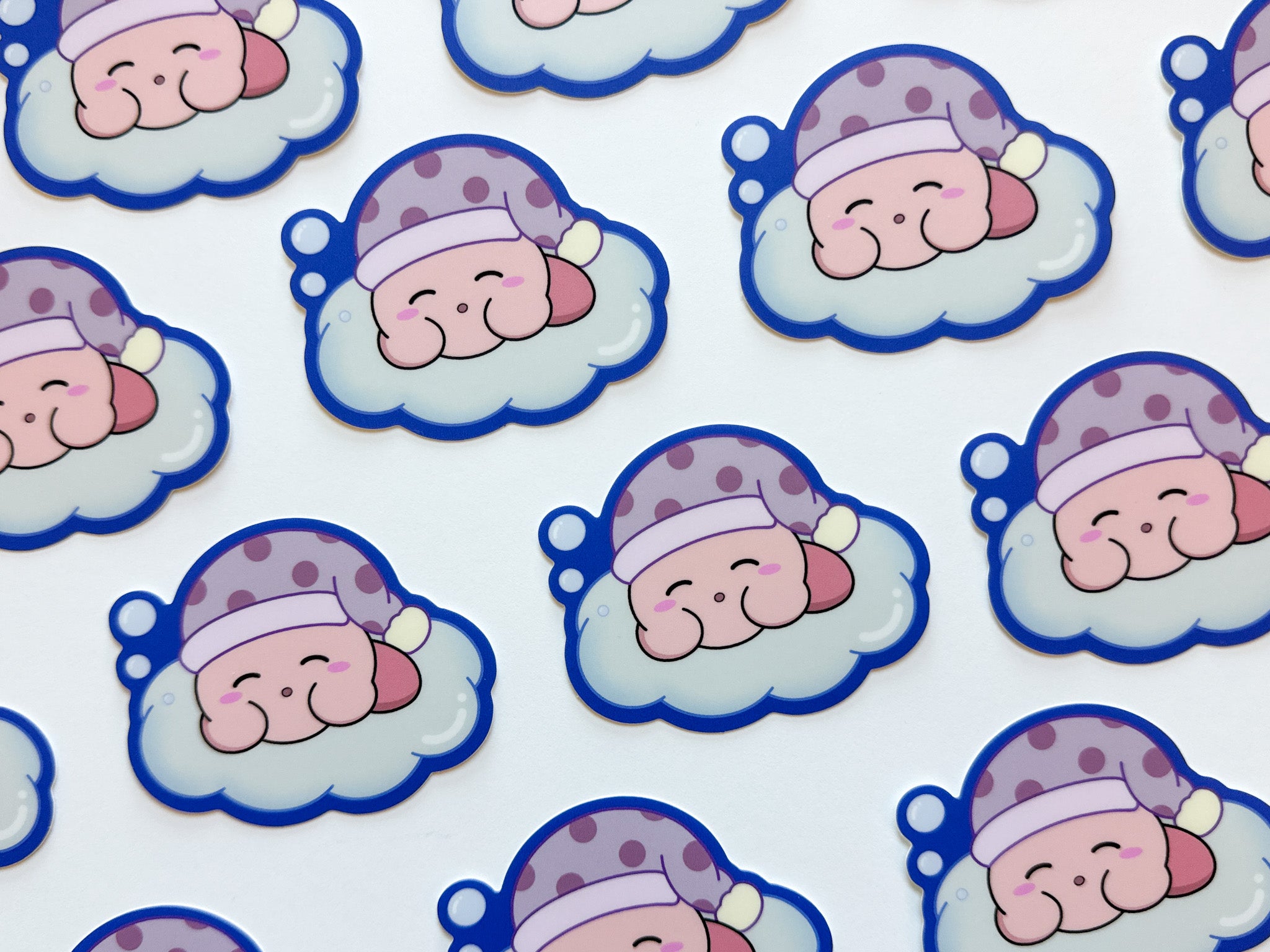 Sleepy Kirby Sticker