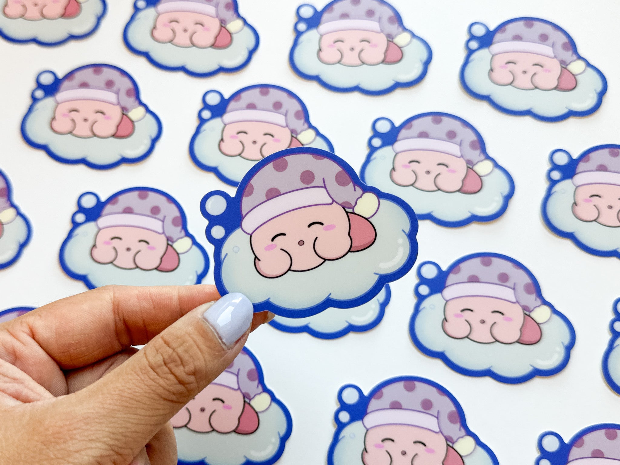 Sleepy Kirby Sticker