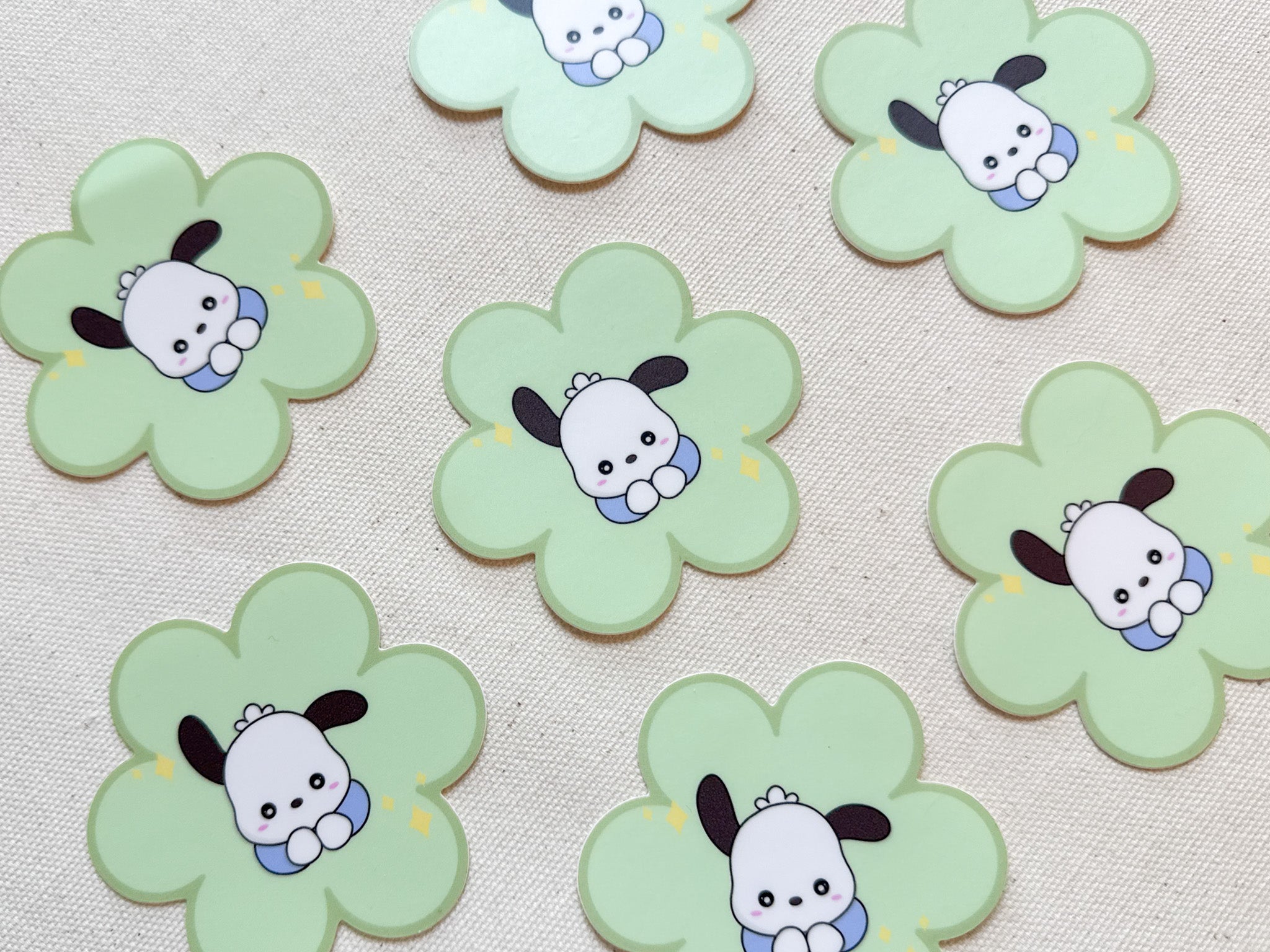 Pochacco Flower Sticker