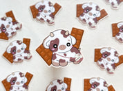 Chocolate Cow Sticker