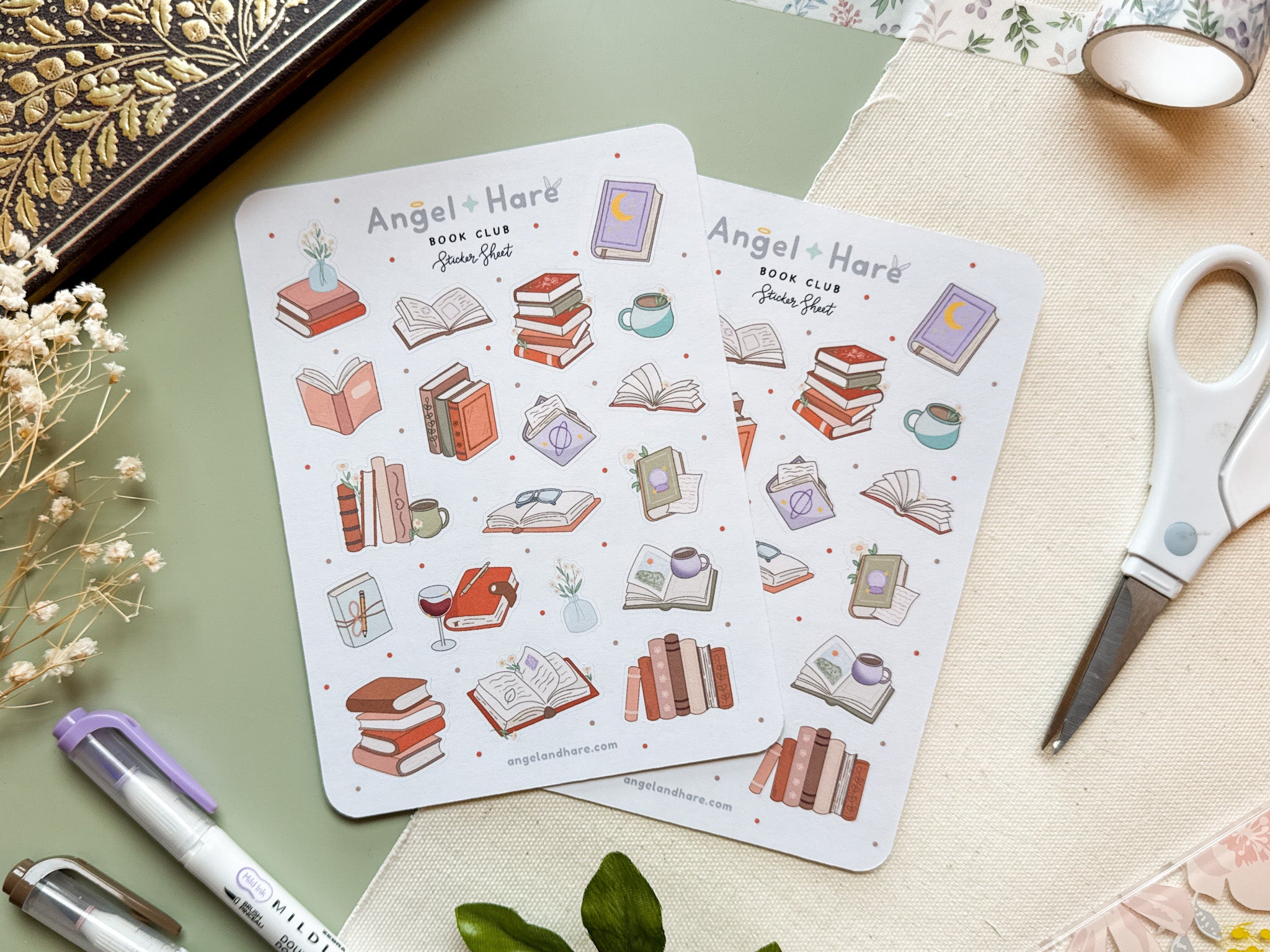 Book Club Sticker Sheet