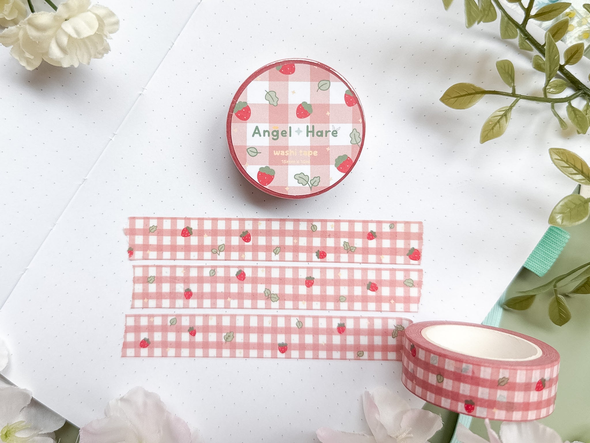 Strawberry Picnic Washi Tape