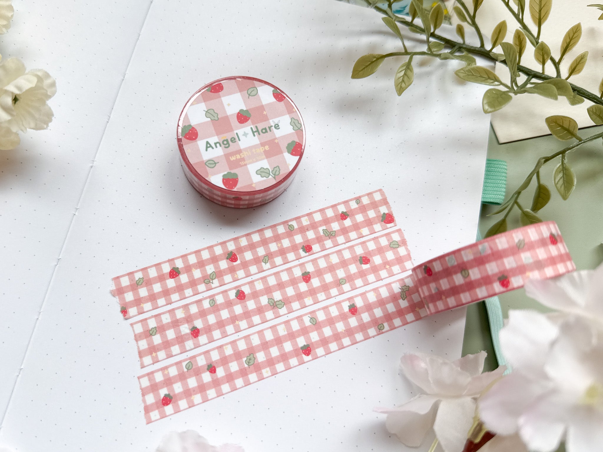 Strawberry Picnic Washi Tape