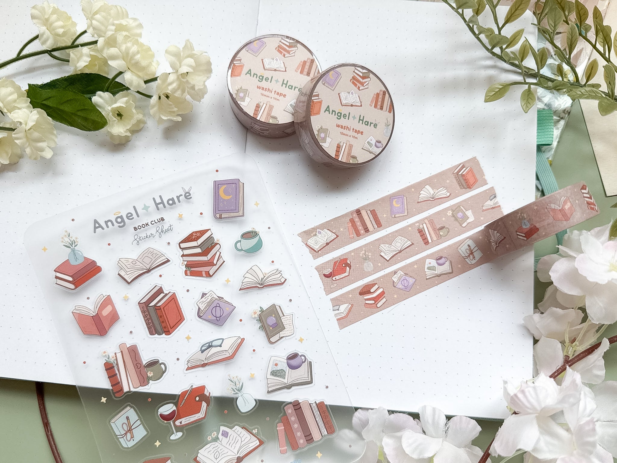 Book Club Washi Tape