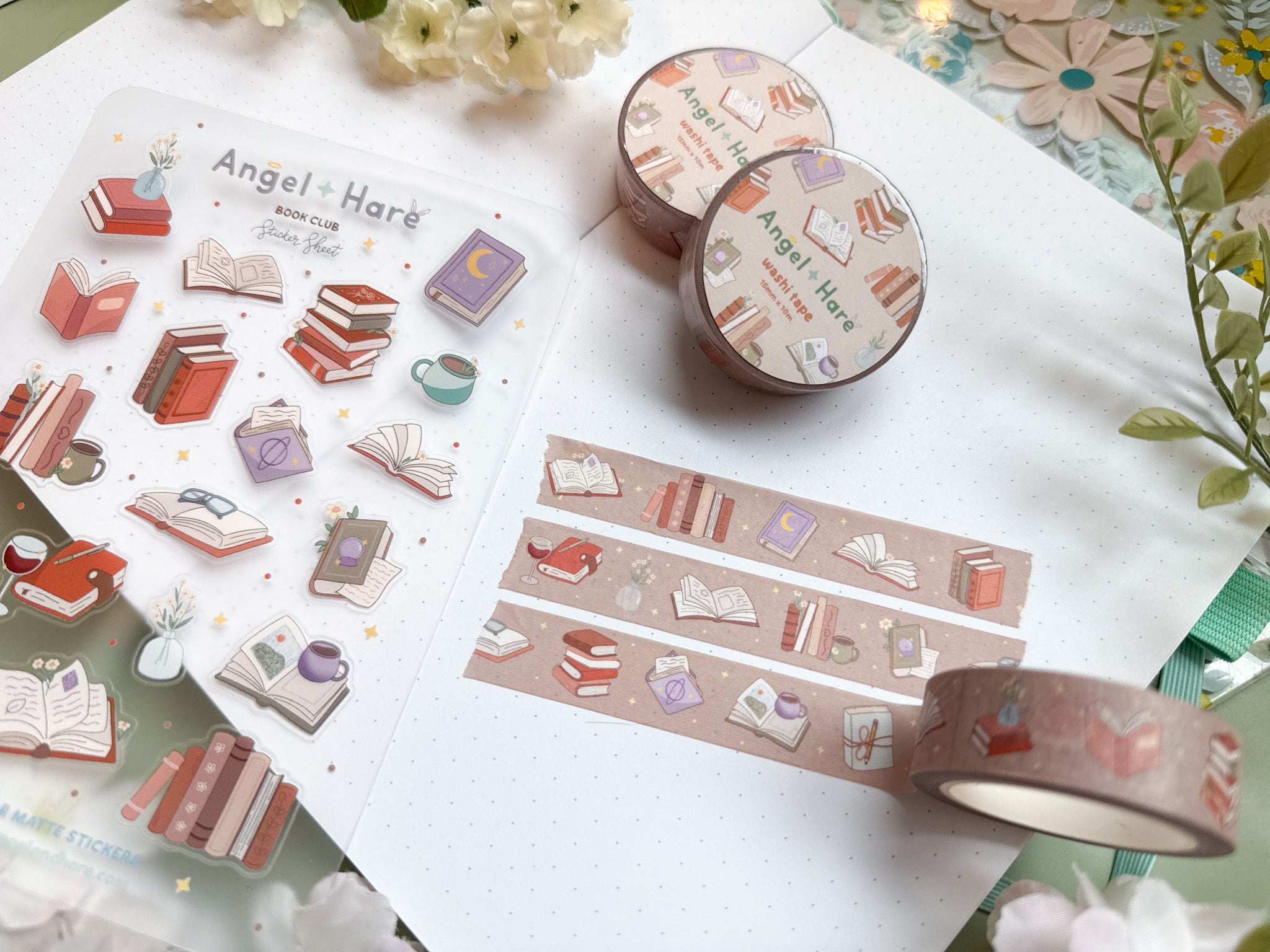 Book Club Washi Tape