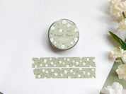 Green Daisies Washi Tape