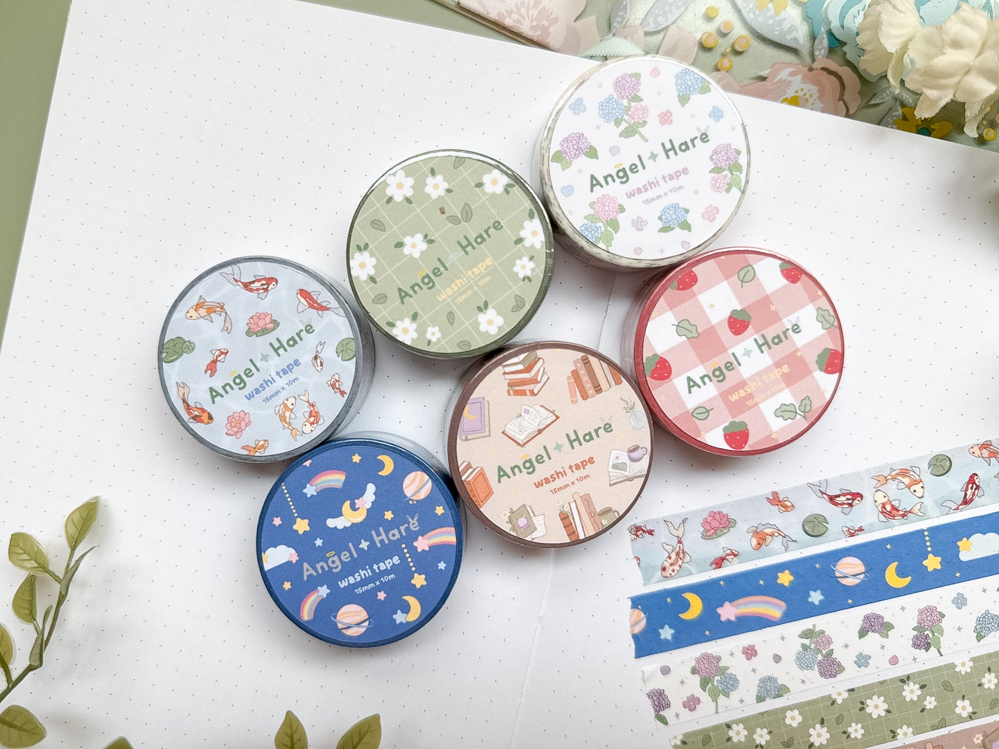 Washi Tape 6 Piece Boxed Set