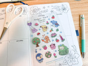 Island Pals Waterproof Sticker Sheet