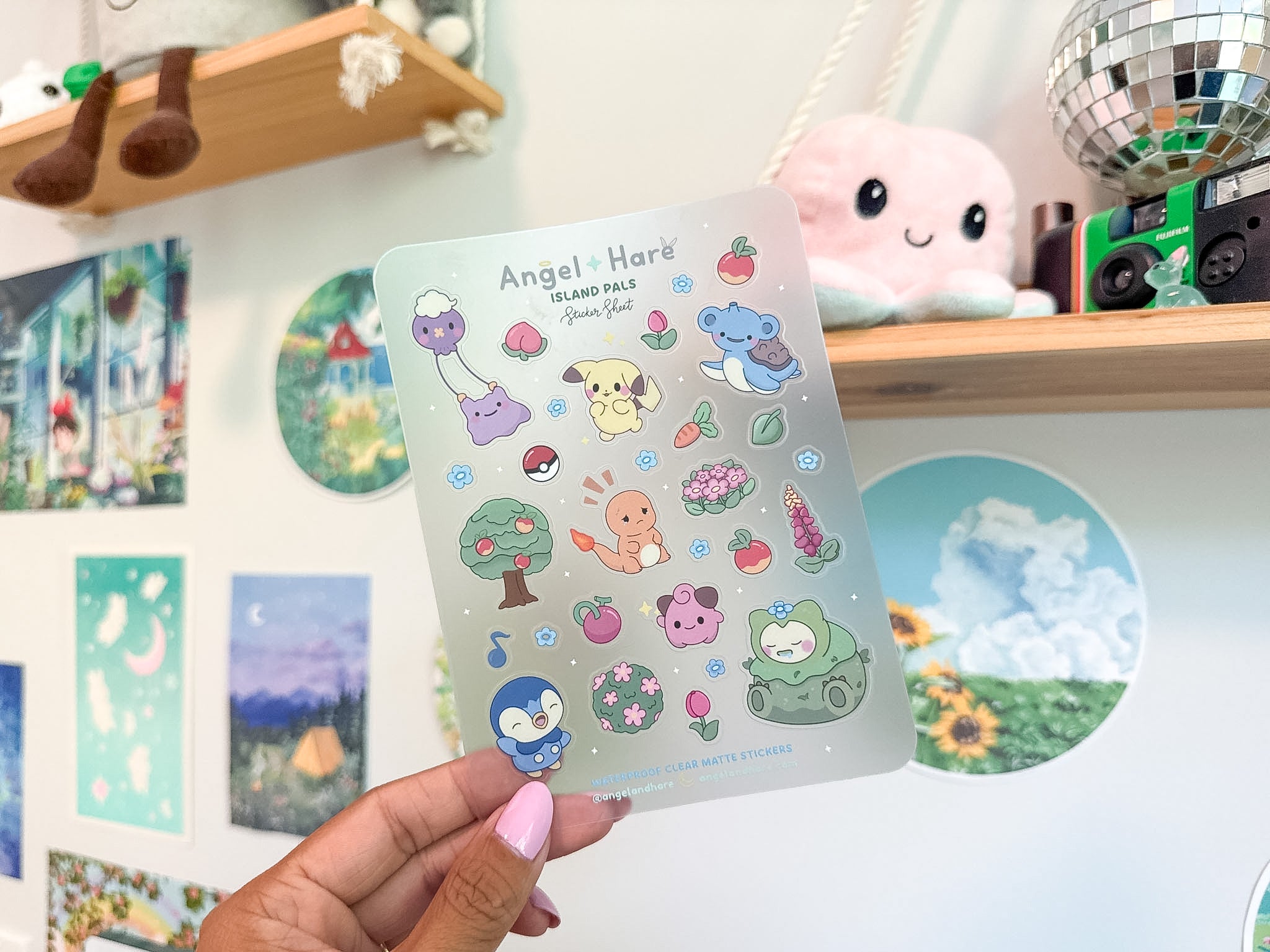 Island Pals Waterproof Sticker Sheet
