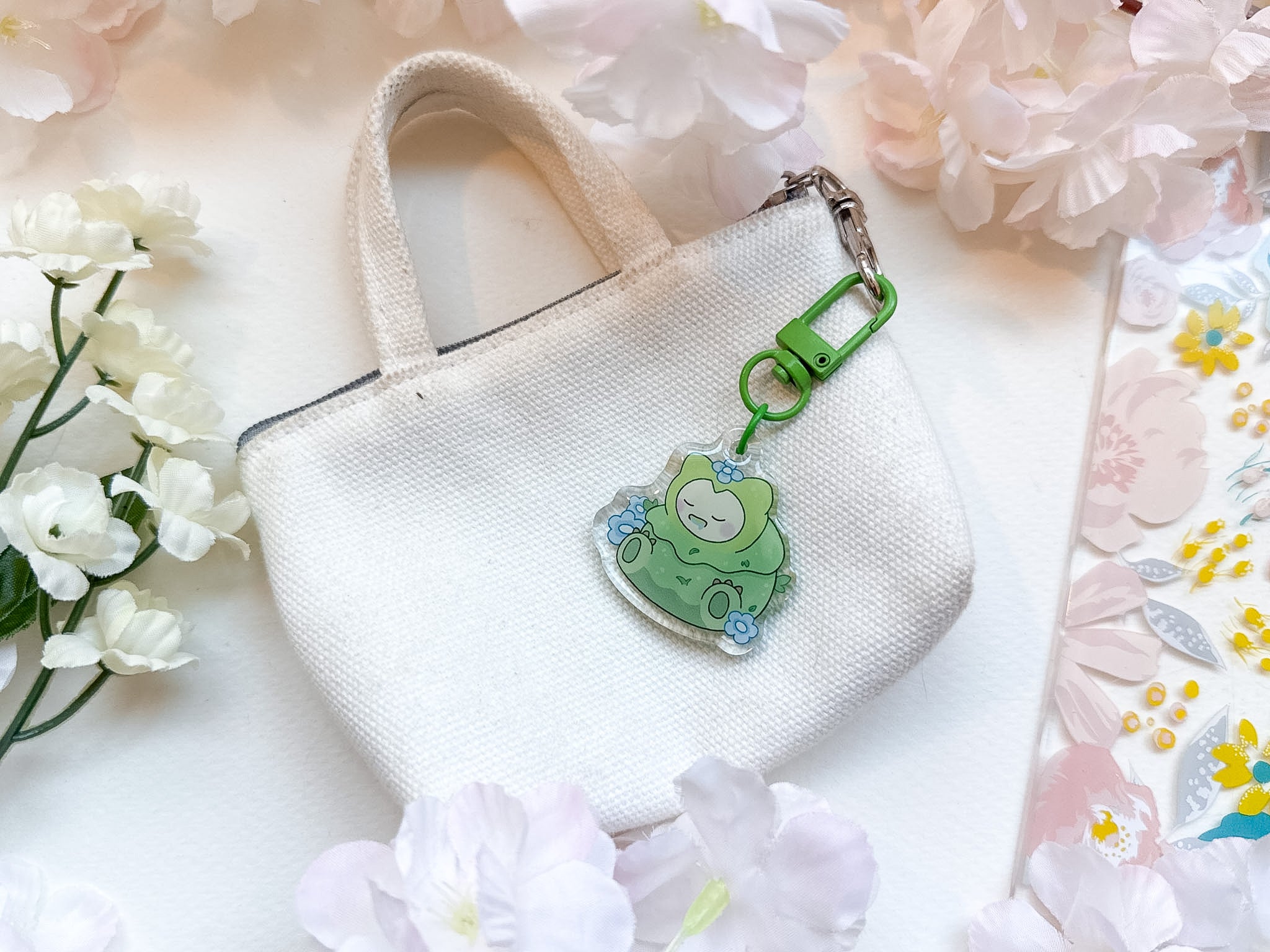 Moss Monster Key Charm