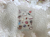 Cozy Time Waterproof Sticker Sheet