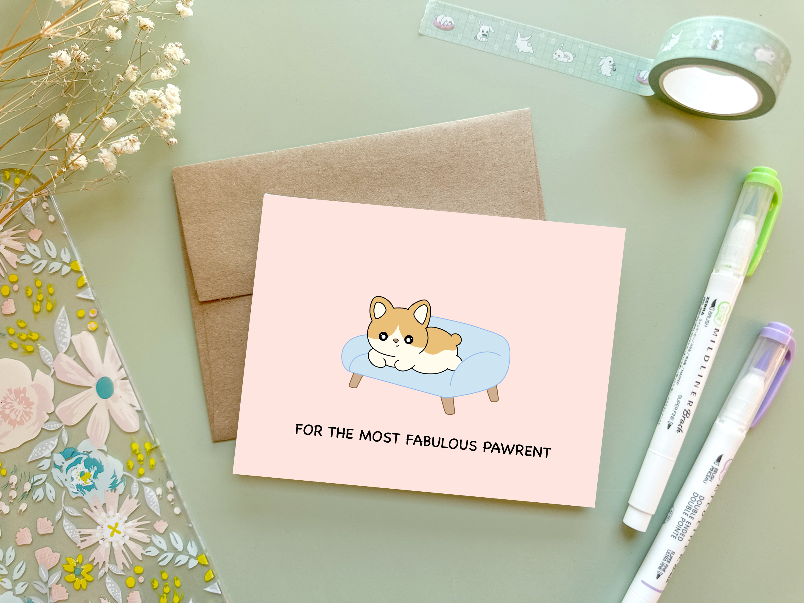 For the Most Fabulous Pawrent | Greeting Card