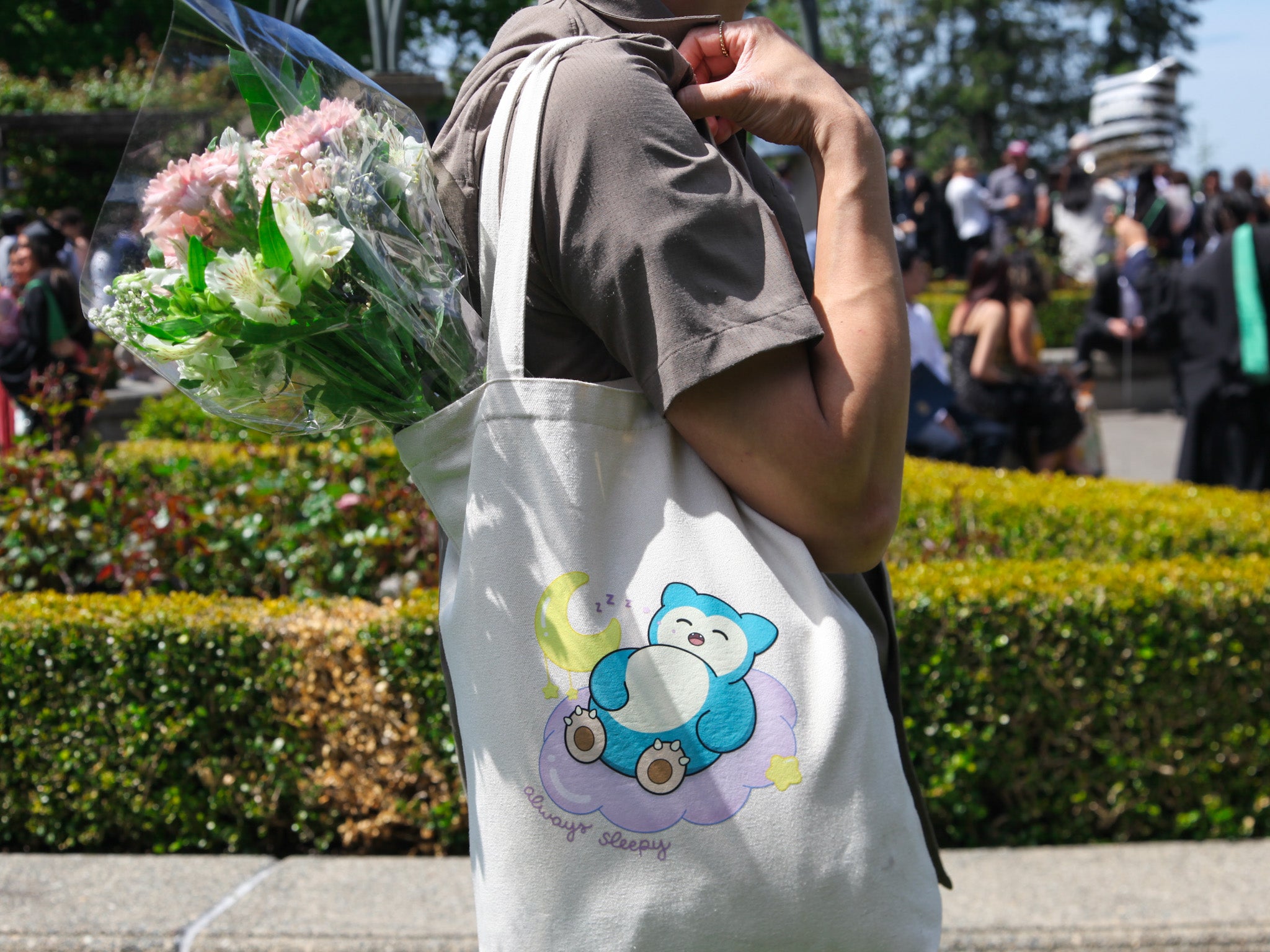 Dreamy Snorlax Tote Bag | Always Sleepy Collection