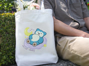 Dreamy Snorlax Tote Bag | Always Sleepy Collection