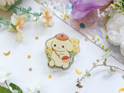 Pompompurin Daffodil Magnet Clip