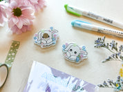 Flower Bunny Magnet Clip