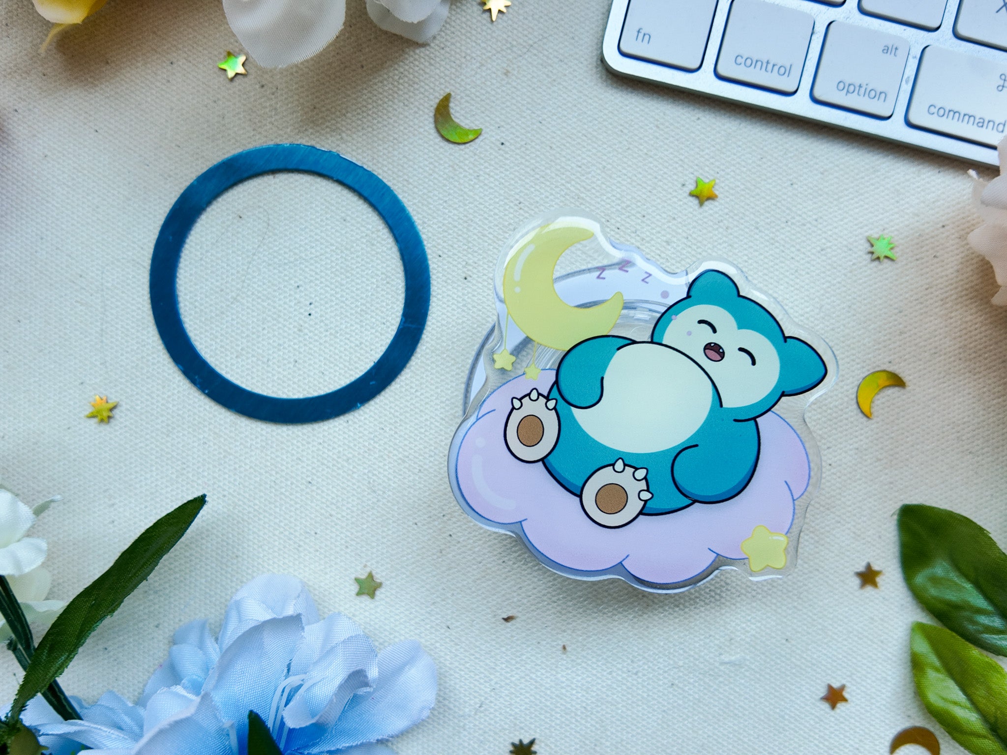 Sleepy Monster Magnetic Phone Grip