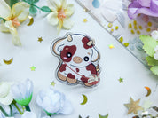 Chocolate Cow Magnet Clip