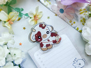 Chocolate Cow Magnet Clip