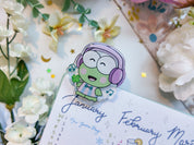 Keroppi Music Magnet Clip