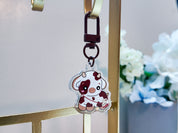 Chocolate Cow Key Charm