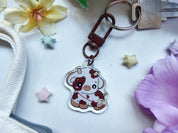 Chocolate Cow Key Charm