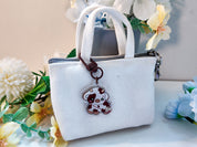 Chocolate Cow Key Charm