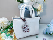 Chocolate Cow Key Charm