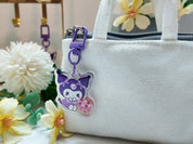 Kuromi Cake Key Charm