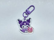 Kuromi Cake Key Charm