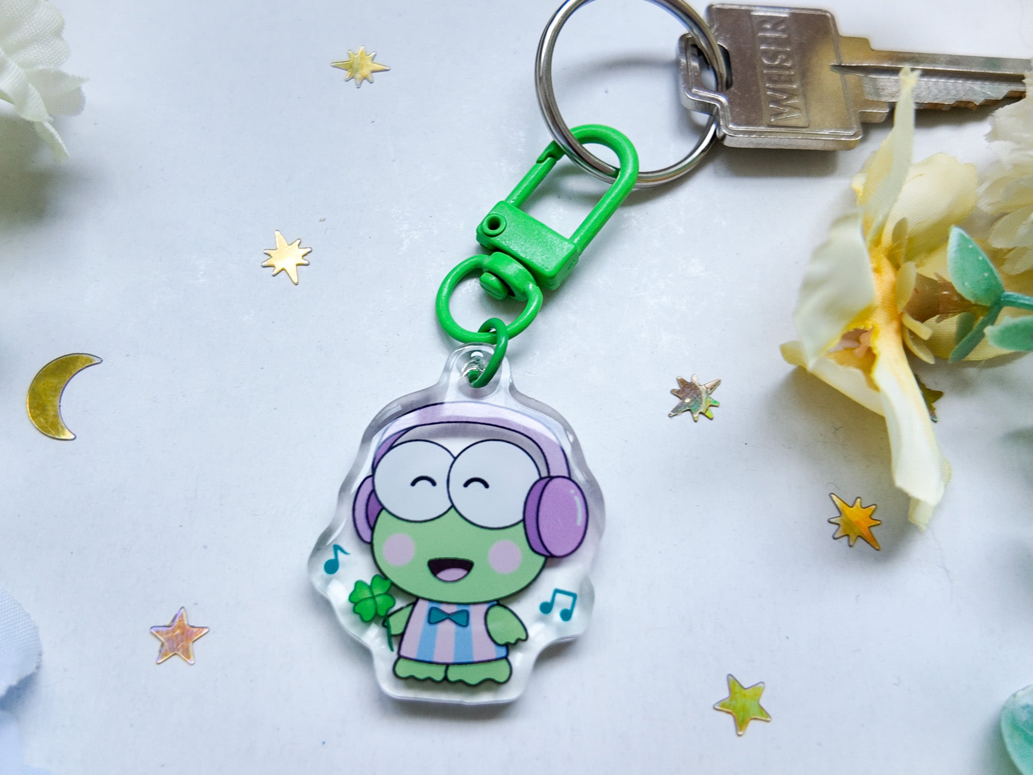 Keroppi Music Key Charm