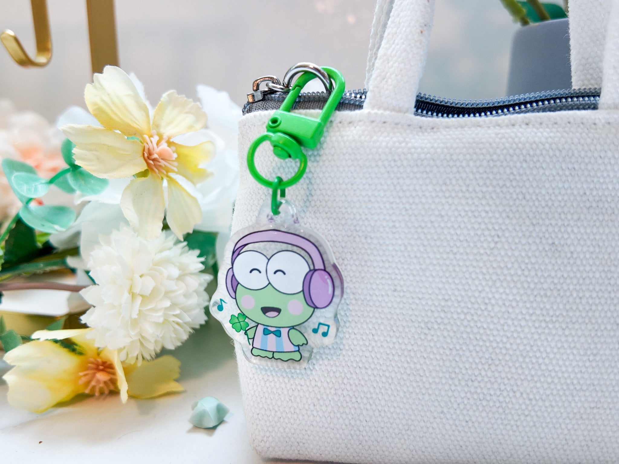 Keroppi Music Key Charm