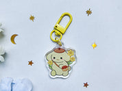 Pompompurin Daffodil Key Charm