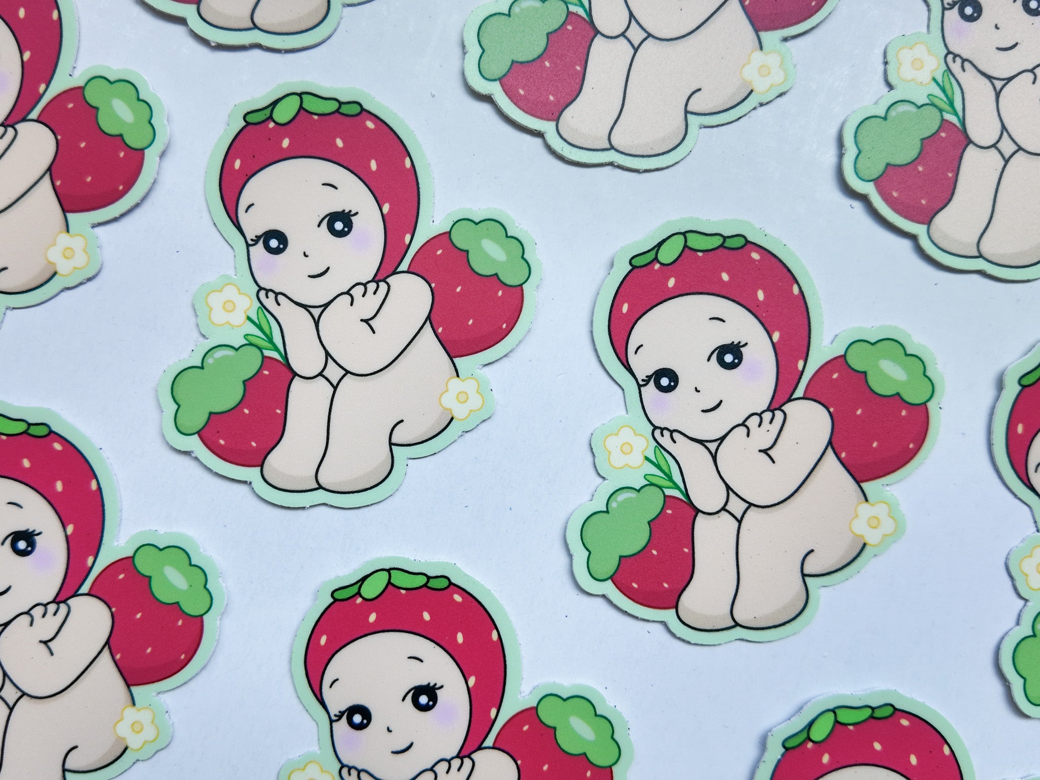Strawberry Sonny Angel Sticker