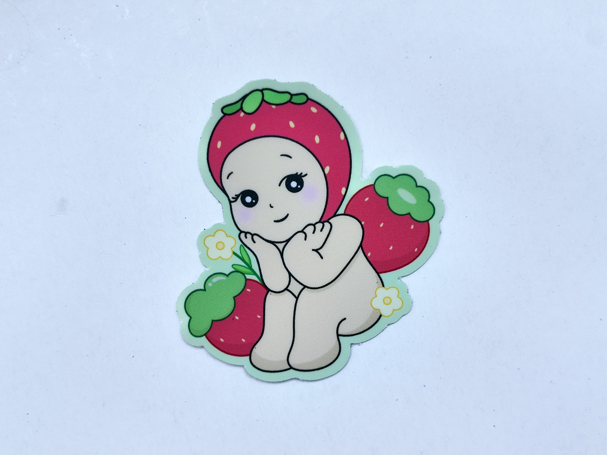 Strawberry Sonny Angel Sticker