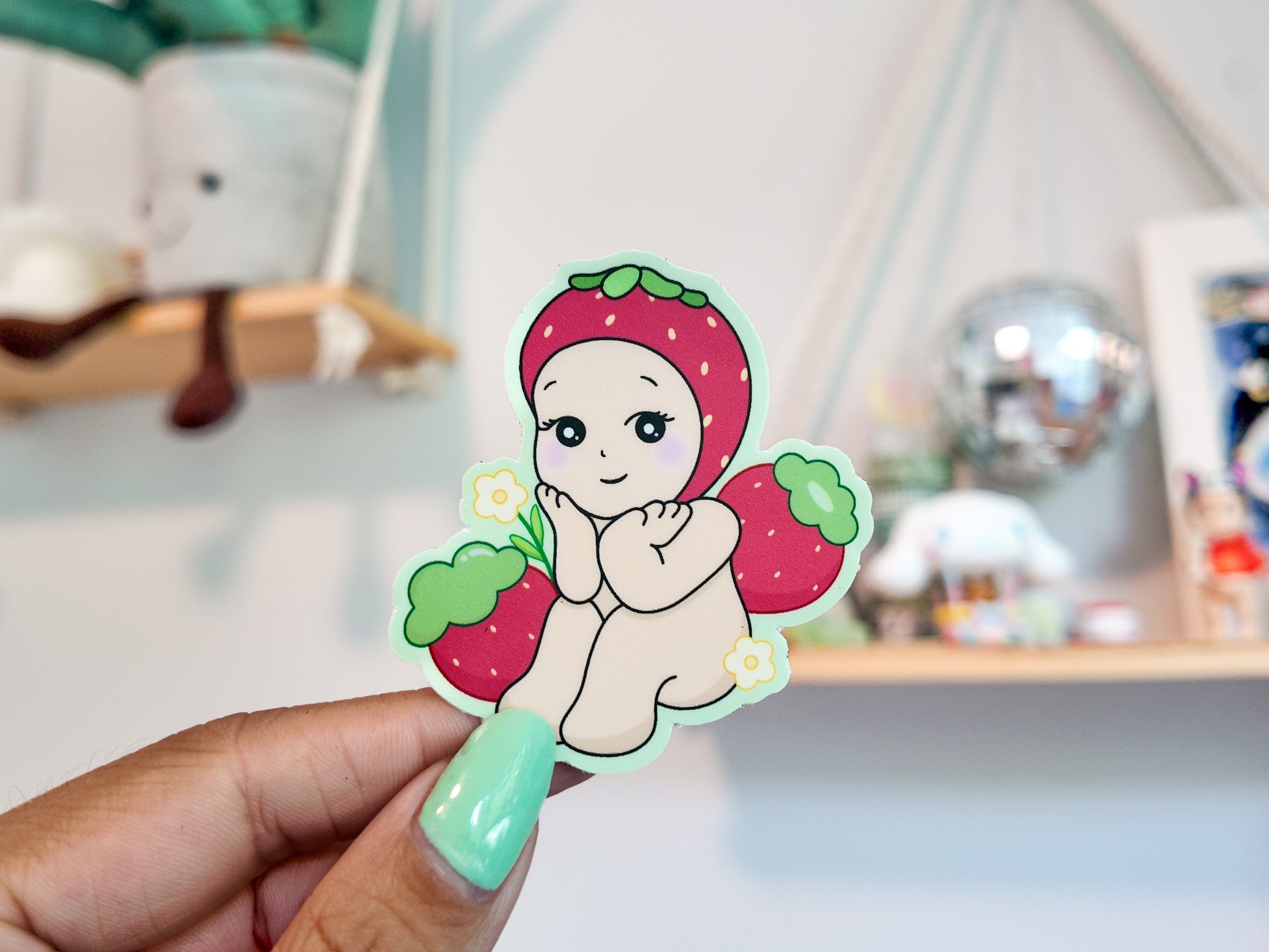 Strawberry Sonny Angel Sticker
