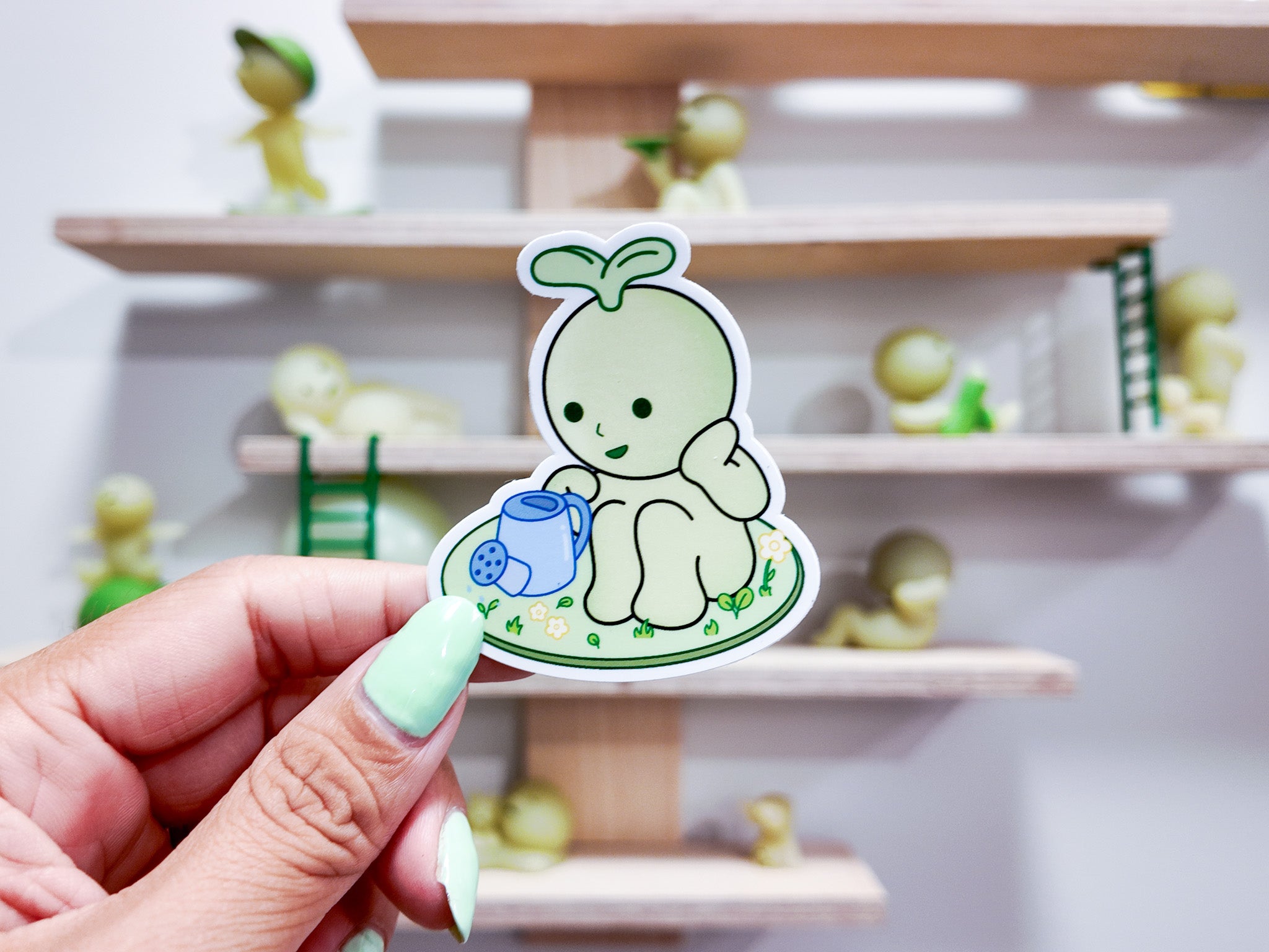 Gardening Smiski Sticker