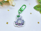 Totoro Flowers Key Charm