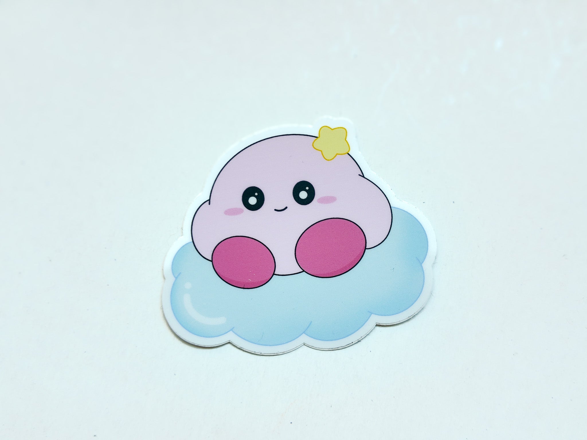 Cloud Kirby Sticker