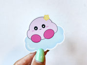 Cloud Kirby Sticker