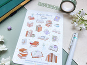 Book Club Waterproof Sticker Sheet