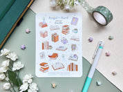 Book Club Waterproof Sticker Sheet