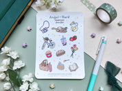 Summer Picnic Waterproof Sticker Sheet